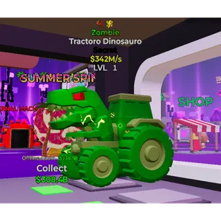 ZOMBIE TRACTORO DINOSAURO STEAL THE BRAINROT FORTNITE