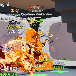 HALLOWEEN CAPITANO KRAKENFIRE 870M/s LVL 1 FORTNITE STEAL THE BRAINROT
