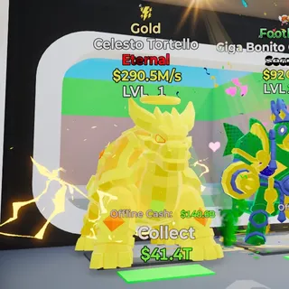 GOLD CELESTO TORTELLO FORTNITE STEAL THE BRAINROT