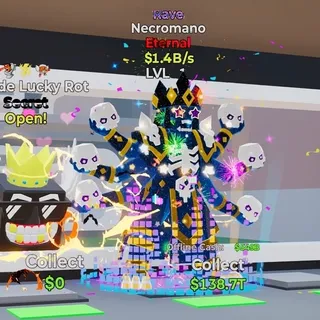 RAVE NECROMANO 1.4B/s LVL 1 FORTNITE STEAL THE BRAINROT