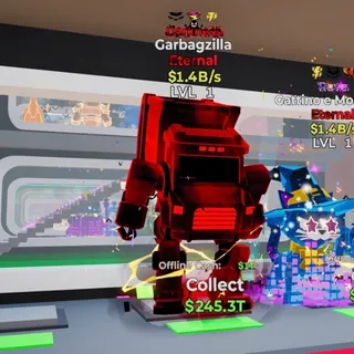 DARKNESS GARBAGZILLA 1.4B/s LVL 1 FORTNITE STEAL THE BRAINROT