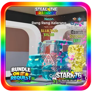 Neon Rang Reng Kelerang 118.7M/s Steal The Brainrot Fortnite
