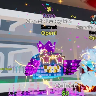 RAVE GRANDE LUCKY ROT FORTNITE STEAL THE BRAINROT