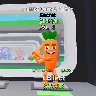 CARROT CARROT SAHUR STEAL THE BRAINROT FORTNITE