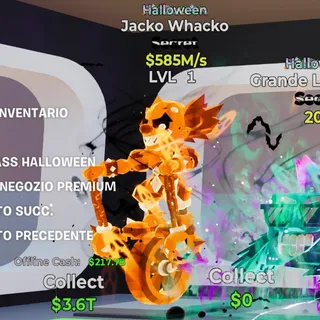 HALLOWEEN JACKO WHACKO 585M/s LVL 1 FORTNITE STEAL THE BRAINROT