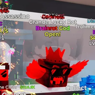 DARKNESS GRANDE LUCKY ROT BRAINROT GOD FORTNITE STEAL THE BRAINROT