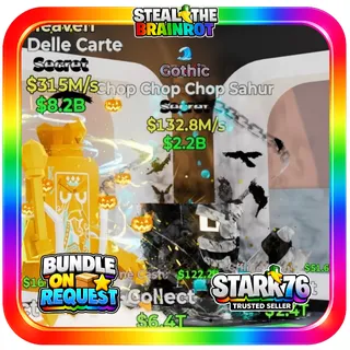 Gothic Chop Chop Chop Sahur 132.8M/s Fortnite Steal The Brainrot
