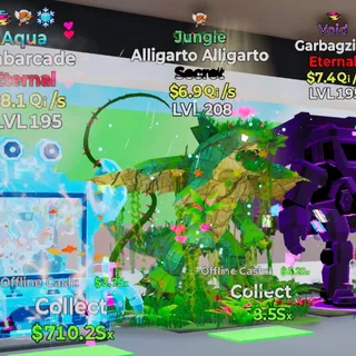 JUNGLE ALLIGARTO ALLIGARTO 6.9QI/S LVL 208 FORTNITE STEAL THE BRAINROT