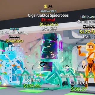 HALLOWEEN GIGALITRAKTOS SPIDOROBOS LVL 213 FORTNITE STEAL THE BRAINROT