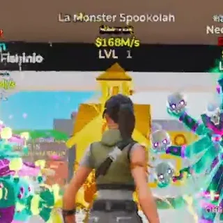 GOLD LA MONSTER SPOOKOLAH FORTNITE STEAL THE BRAINROT