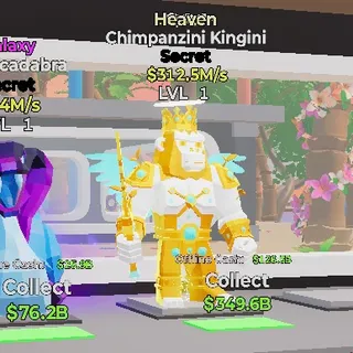 HEAVEN CHIMPANZINI KINGINI STEAL THE BRAINROT FORTNITE
