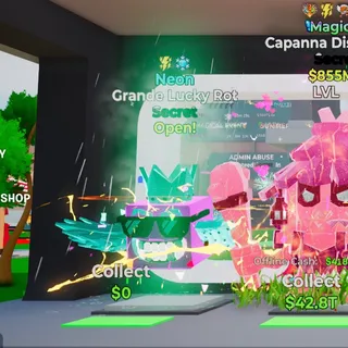 NEON GRANDE LUCKY ROT STEAL THE BRAINROT FORTNITE