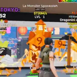 HALLOWEEN LA MONSTER SPOOKOLAH FORTNITE STEAL THE BRAINROT