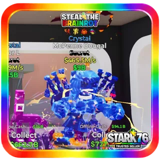Crystal McPenne Dougal 4 Traits 465.5M/s Fortnite Steal The Brainrot