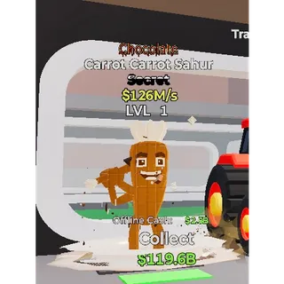 CHOCOLATE CARROT CARROT SAHUR STEAL THE BRAINROT FORTNITE