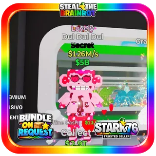 Lovely Dul Dul Dul 126M/s Fortnite Steal The Brainrot