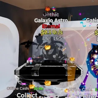 GOTHIC GALAXIO ASTRO 2.1Qi/s LVL 165 FORTNITE STEAL THE BRAINROT