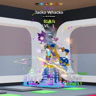 RAVE JACKO WHACKO 1B/s LVL 1 FORTNITE STEAL THE BRAINROT
