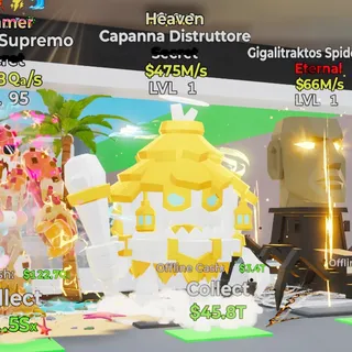 Heaven Capanna Distruttore 475M/s Steal the Brainrot Fortnite