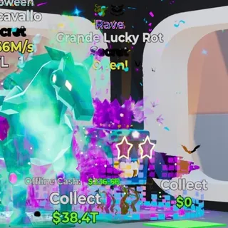 RAVE GRANDE LUCKY ROT OPEN! FORTNITE STEAL THE BRAINROT