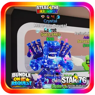 Crystal McPenne Dougal 465.5M/s Steal The Brainrot Fortnite