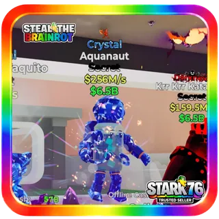 Crystal Aquanaut 256M/s 1 Trait Secret Steal The Brainrot