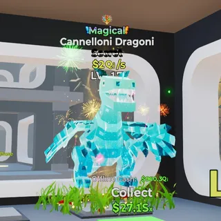 MAGICAL CANNELLONI DRAGONI 2Q/s LVL 1 FORTNITE STEAL THE BRAINROT