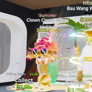 SUMMER CLOWN CLOWN SAHUR 1 TRAIT STEAL THE BRAINROT FORTNITE