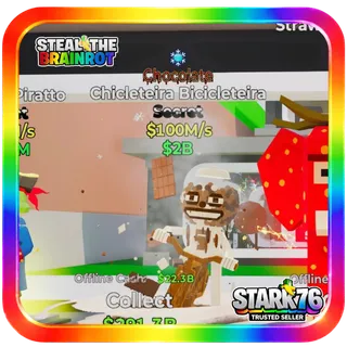 Chocolate Chicleteira Bicicleteira 1 Traits 100M/s Fortnite Steal The Brainrot