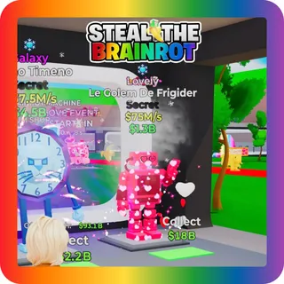 Fortnite Steal The Brainrot – LOVELY Le Golem De Frigider Secret 75M/s