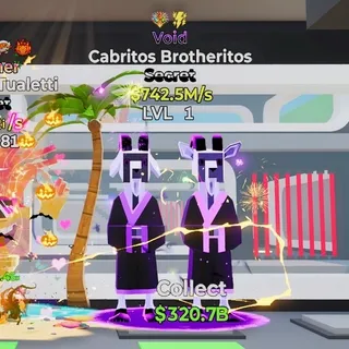 Void Cabritos Brotheritos 2 Trait 742.5M/s Steal the Brainrot Fortnite