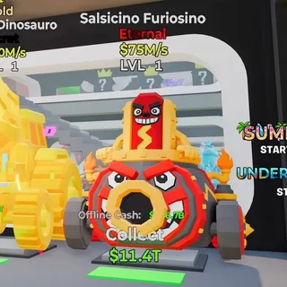 Eternal Salsicino Furiosino 75M/s Steal the Brainrot Fortnite