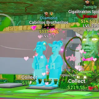 DIAMOND CABRITOS BROTHERITOS 337.5M/S LVL 1 2 TRAITS FORTNITE STEAL THE BRAINROT