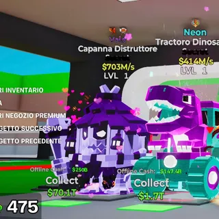 Void Capanna Distruttore 703M/s LVL 1 2 Traits Fortnite Steal the Brainrot