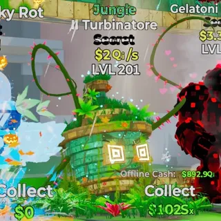 JUNGLE IL TURBINATORE 2QI/S LVL 201 FORTNITE STEAL THE BRAINROT