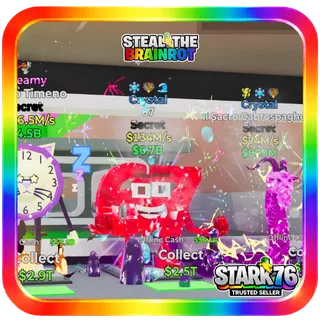 Crystal 67 134M/s Fortnite Steal The Brainrot