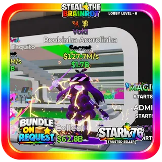 Void Roobinha Acerolinha 127.7M/s Fortnite Steal The Brainrot