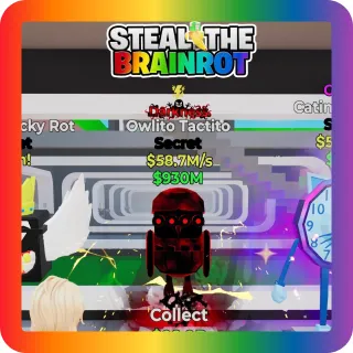 Fortnite Steal The Brainrot – DARKNESS Owlito Tactito Secret 58.7M/s