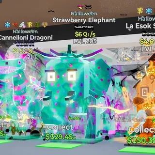HALLOWEEN STRAWBERRY ELEPHANT 6Qi/s LVL 205 FORTNITE STEAL THE BRAINROT