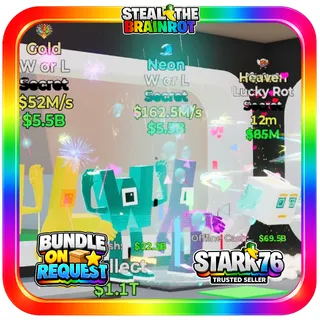 Neon W or L 1 Trait 162.5M/s Fortnite Steal The Brainrot
