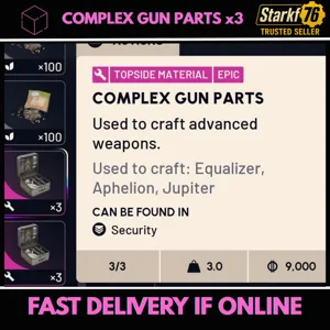 Complex Gun Parts x3