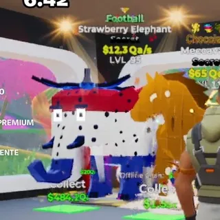 FOOTBALL STRAWBERRY ELEPHANT