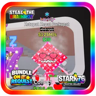 Lovely Ketupat Kepat Prekupat 125M/s Steal The Brainrot