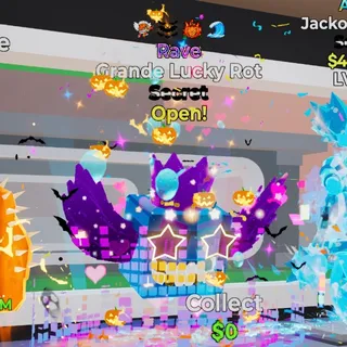 RAVE GRANDE LUCKY ROT FORTNITE STEAL THE BRAINROT