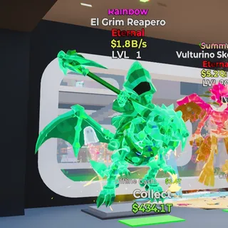 RAINBOW EL GRIM REAPERO 1.8B/s LVL 1 FORTNITE STEAL THE BRAINROT