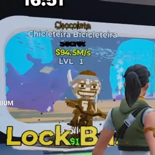 CHOCOLATE CHICLETEIRA BICICLETEIRA STEAL THE BRAINROT FORTNITE