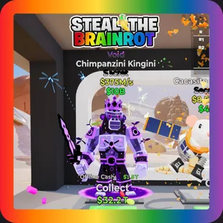 Fortnite Steal The Brainrot Void Chimpanzini Kingini Secret 375M/s