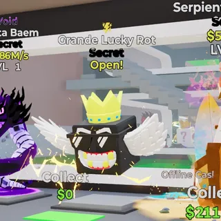 Grande Lucky Rot 1 Trait Fortnite Steal the Brainrot