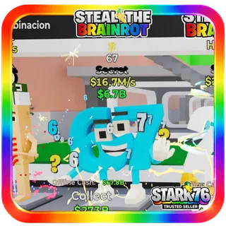 67 Secret 16.7M/s Fortnite Steal The Brainrot trait 1