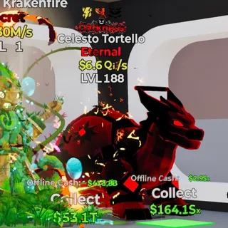 DARKNESS CELESTO TORTELLO 6.6QI/S LVL 188 FORTNITE STEAL THE BRAINROT